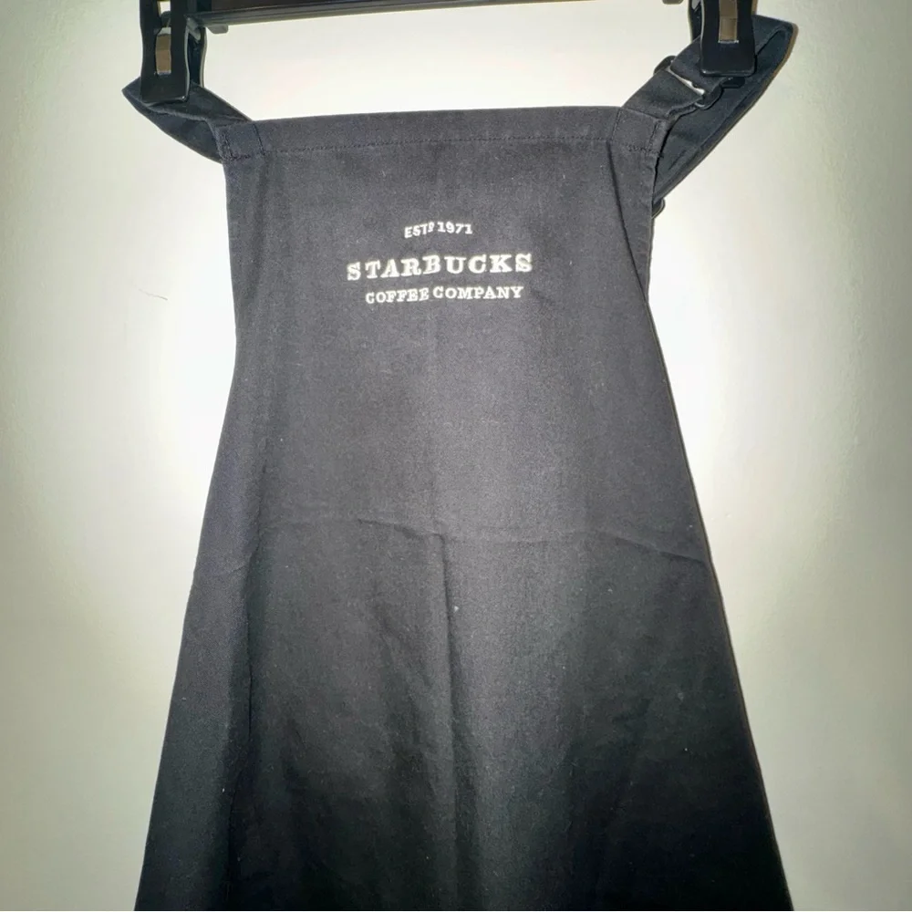 Vintage Starbucks Coffee Company Black Coffee Master Apron